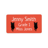 Meisjeskattenlabel Etiket (Voorkant)