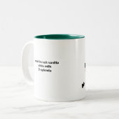 meisjeskoffie, man truck tweekleurige koffiemok (Voorkant links)