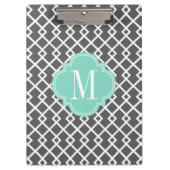 Meisjeskolen en Aqua Diamond-Lattice, speciaal gep Klembord (Voorkant)