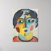Meisjeskop – De Asiatische Canvas Afdruk (Voorkant)