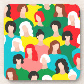 Meisjeskracht Bier Onderzetter (Voorkant)