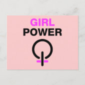 Meisjeskracht Briefkaart (Voorkant)