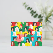 Meisjeskracht Briefkaart (Staand voorkant)