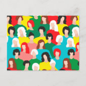 Meisjeskracht Briefkaart (Voorkant)