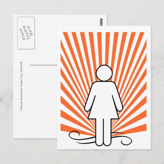 Meisjeskracht Briefkaart (Voorkant / Achterkant)