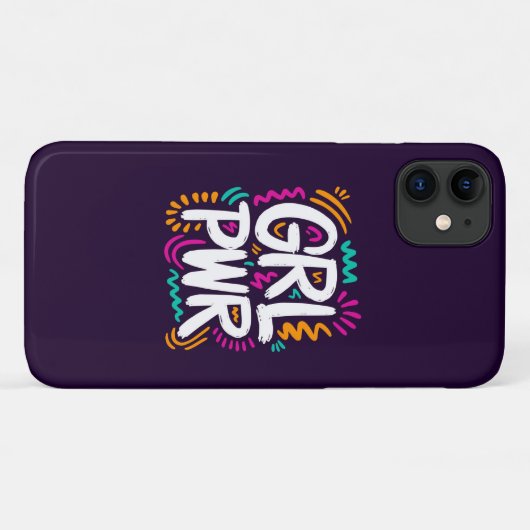 Meisjeskracht Case-Mate iPhone Case (Achterkant (horizontaal))