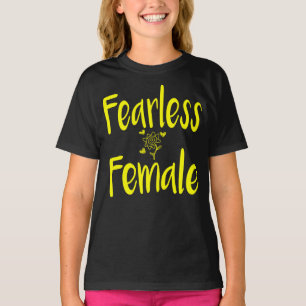 Meisjeskracht Feministische Attitude Zelfvertrouwe T-shirt