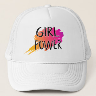 Meisjeskracht Feministische Attitude Zelfvertrouwe Trucker Pet