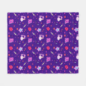 Meisjeskracht Fleece Deken (Voorkant (Horizontaal))