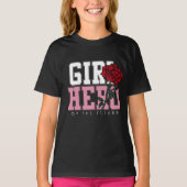 Meisjeskracht | Girl Hero of the Future T-shirt (Voorkant)