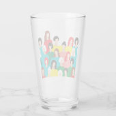 Meisjeskracht Glas (Achterkant)