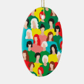 Meisjeskracht Keramisch Ornament (Rechts)