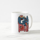 Meisjeskracht koffiemok (Voorkant rechts)
