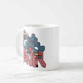 Meisjeskracht koffiemok (Voorkant links)