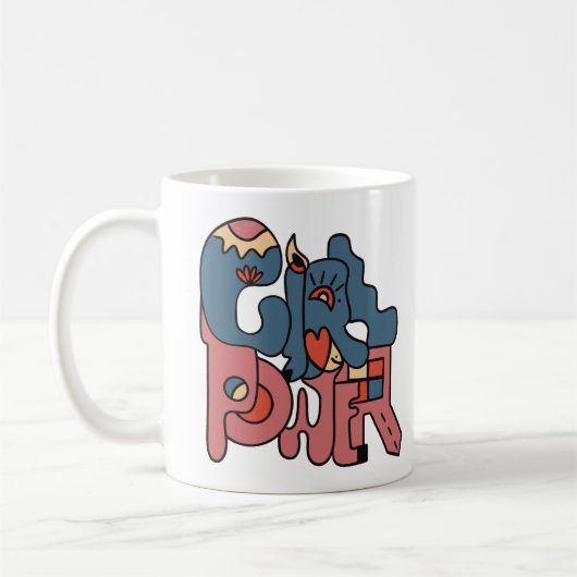Meisjeskracht koffiemok (Links)