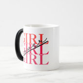 meisjeskracht magische mok (Voorkant links)