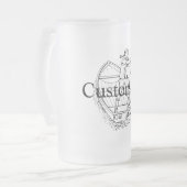 Meisjeskracht Sculling Boot Thunder_Cove Matglas Bierpul (Voorkant links)