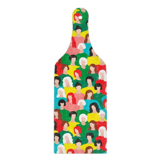 Meisjeskracht Snijplank (Voorkant)