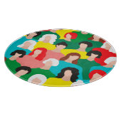 Meisjeskracht Snijplank (Hoek)