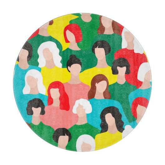 Meisjeskracht Snijplank (Voorkant)