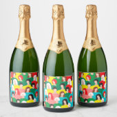 Meisjeskracht Sparkling Wijnetiket (Flessen)