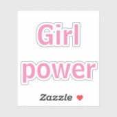 meisjeskracht sticker (Vel)