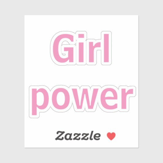 meisjeskracht sticker (Vel)