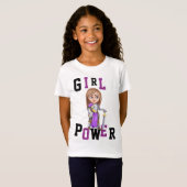 MEISJESKRACHT T-SHIRTS - gepersonaliseerde RIDDERS (Voorkant volledig)