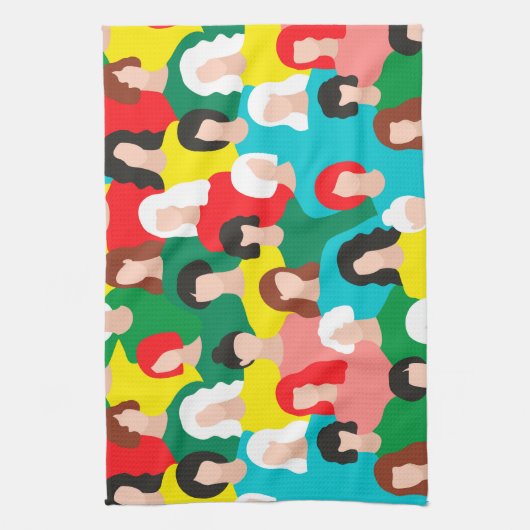 Meisjeskracht Theedoek (Verticaal)