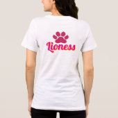 Meisjeskracht Tri-Blend Shirt (Achterkant)
