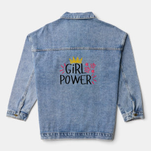 Meisjeskracht Vrouwendag Denim Jacket