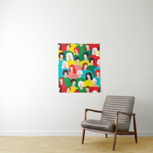 Meisjeskracht Wandkleed (In situ)