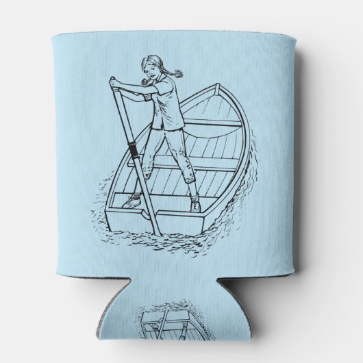 Meisjeskrachtsculpboat Thunder_Cove Blikjeskoeler (Achterkant)