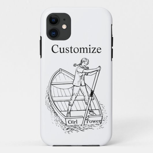 Meisjeskrachtsculpboat Thunder_Cove Case-Mate iPhone Case (Achterkant)