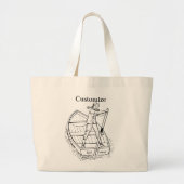 Meisjeskrachtsculpboat Thunder_Cove Grote Tote Bag (Voorkant)