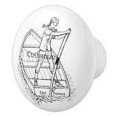 Meisjeskrachtsculpboat Thunder_Cove Keramische Knop (Rechts)