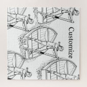 Meisjeskrachtsculpboat Thunder_Cove Legpuzzel (Horizontaal)
