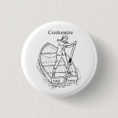 Meisjeskrachtsculpboat Thunder_Cove Ronde Button 3,2 Cm (Voorkant)