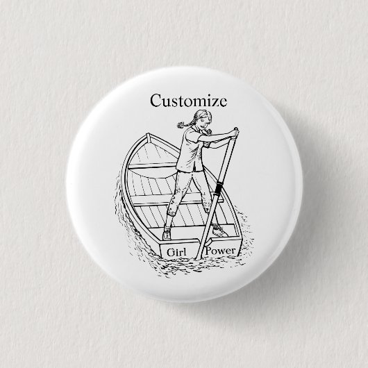 Meisjeskrachtsculpboat Thunder_Cove Ronde Button 3,2 Cm (Voorkant)