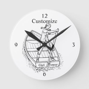 Meisjeskrachtsculpboat Thunder_Cove Ronde Klok