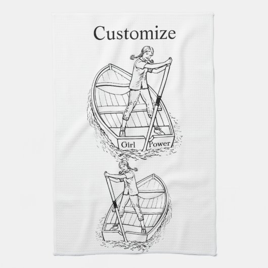 Meisjeskrachtsculpboat Thunder_Cove Theedoek (Verticaal)