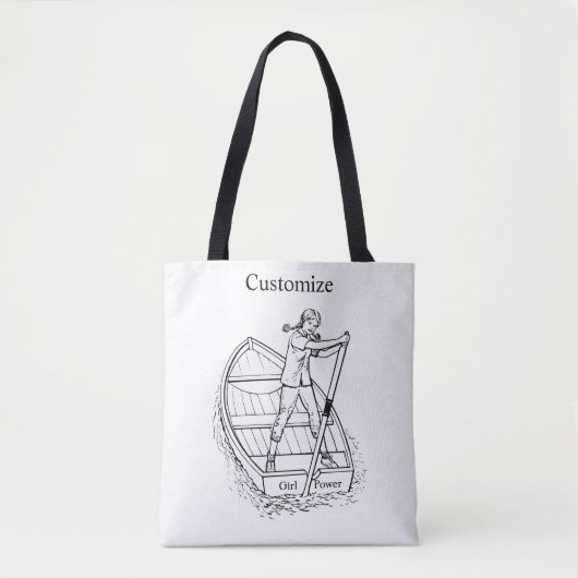 Meisjeskrachtsculpboat Thunder_Cove Tote Bag (Voorkant)