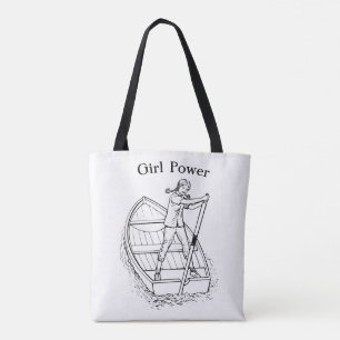 Meisjeskrachtsculpboat Thunder_Cove Tote Bag