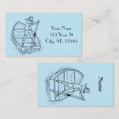 Meisjeskrachtsculpboat Thunder_Cove Visitekaartje (Voorkant / Achterkant)