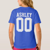 Meisjeskrachtsport T-shirt (Achterkant)