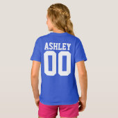 Meisjeskrachtsport T-shirt (Achterkant volledig)