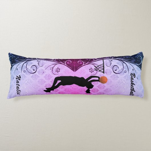 Meisjeskruid Basketball Lichaamskussen (Voorkant)