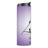 Meisjeskruising Country Skier Thermosbeker (Gedraaid links)