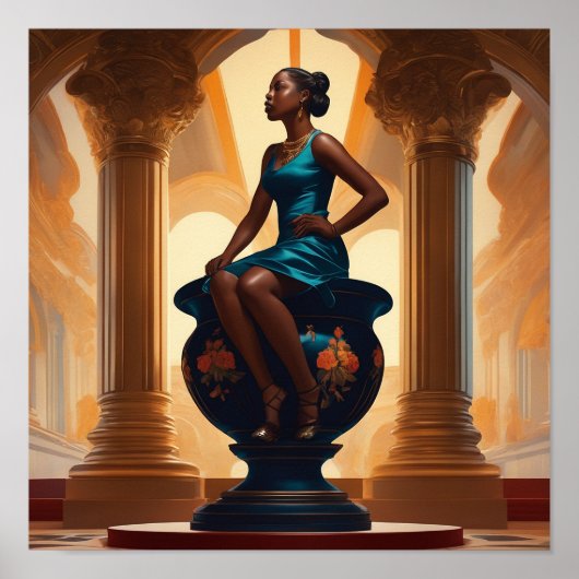 Meisjeskunst Poster (Voorkant)