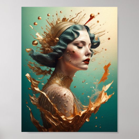 Meisjeskunst Poster (Voorkant)